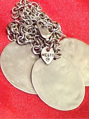 WOW POSHMARK - Authentic Me & Ro Sterling Silver Three Disc Pendant Necklace